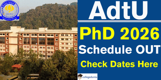 Assam down town University Releases PhD Admission 2026 Schedule; Check Dates Here